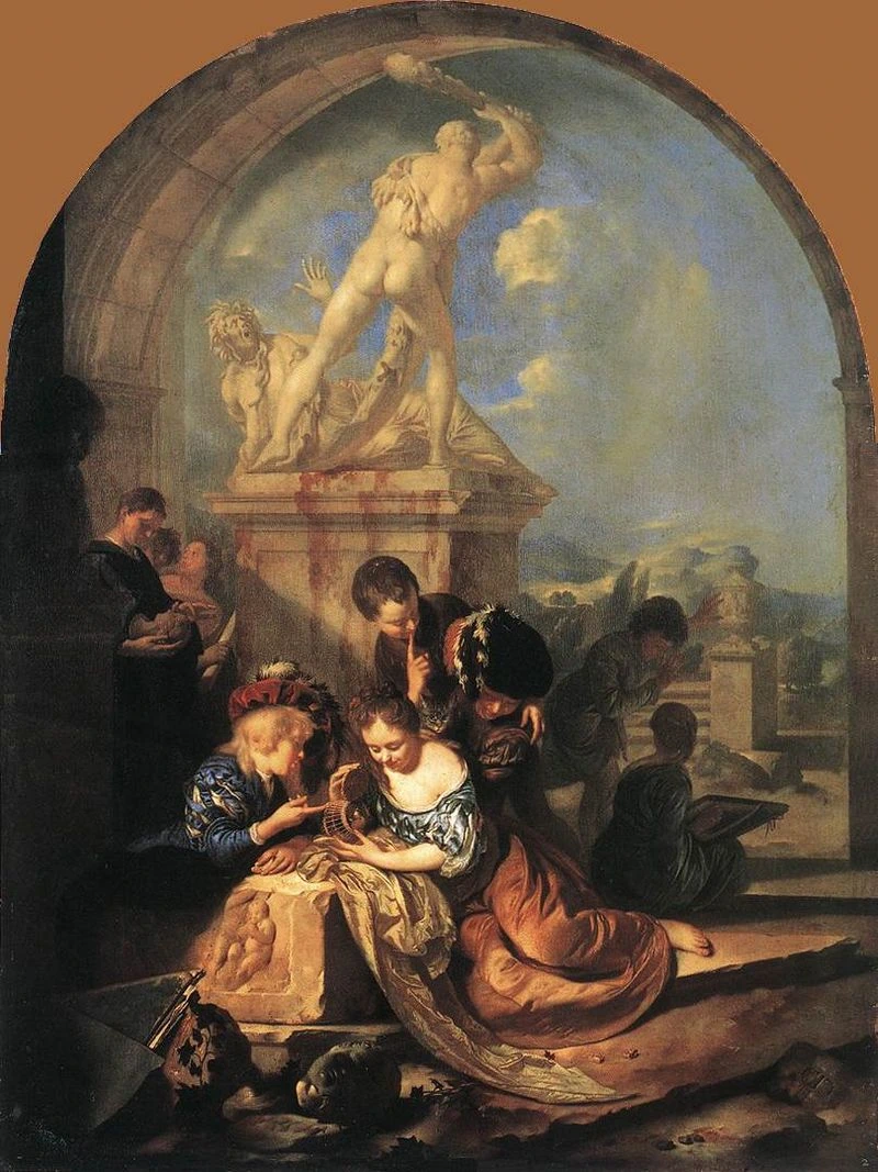 Adriaen van der Werff - Allegoria delle virtù, Bayerische Staatsgemäldesammlungen, Monaco di Baviera